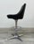 Chromcraft Chromcraft Mid-Century Modern Black Swivel Bar Stool ~ Set of 4 For Sale - Image 4 of 9