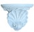 Serge Roche Vintage White Plaster French Rocaille Shell Decorative Wall Bracket For Sale - Image 4 of 9