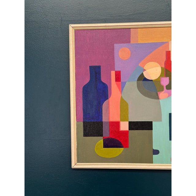 BMK, Abstract Still Life, 1993, Oil Painting on Canvas, Framed For Sale - Image 6 of 18