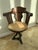 Cast Iron and Oak Captains Chair For Sale - Image 5 of 13
