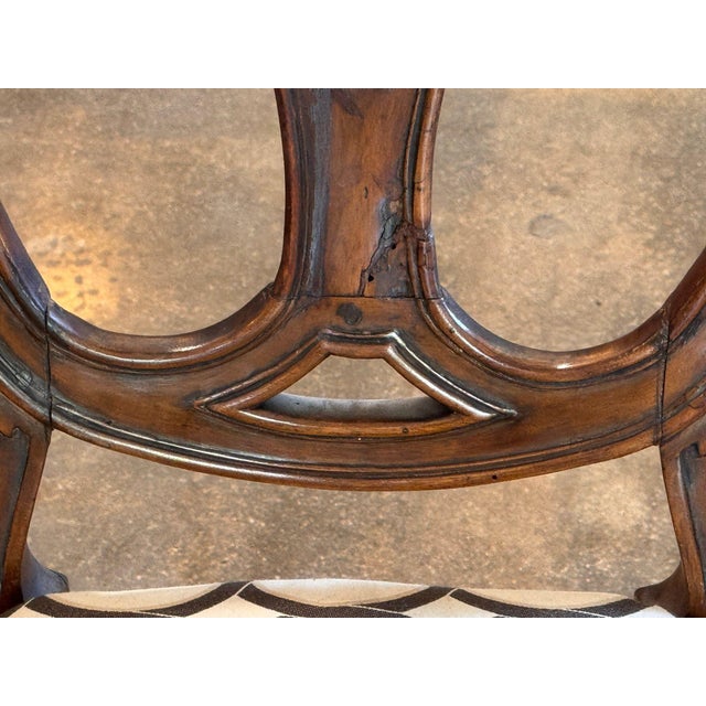 18th Century Pair of Italian Side Chairs For Sale - Image 12 of 16
