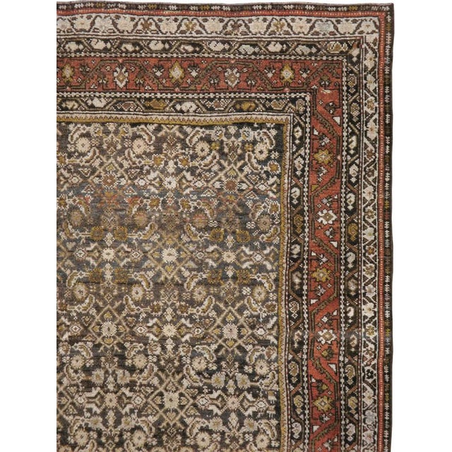 Rustic Galerie Shabab Collection Early 20th Century Persian Kurdish Rug For Sale - Image 3 of 9