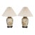 Chinoiserie Glass Table Lamps, a Pair For Sale