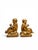Traditional Pair of 19th Century Gilt Bronze Cherub Putti Decorative Bookends For Sale - Image 3 of 5