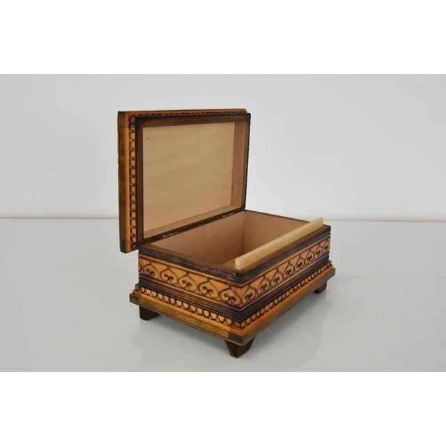 Vintage Wooden Box, 1960s For Sale - Image 6 of 10