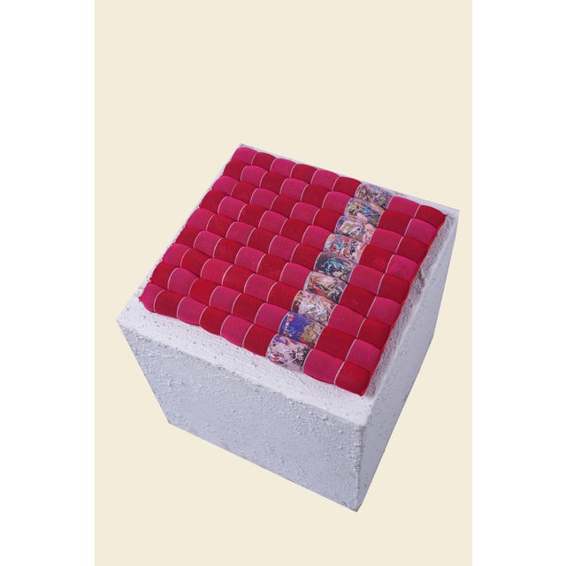Contemporary Upcycled Seat Cushion from BOI For Sale - Image 3 of 6