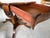 Vintage Eclectic Mahogany Curule-Base Side Tables With Brass Inlay – Pair For Sale - Image 14 of 18