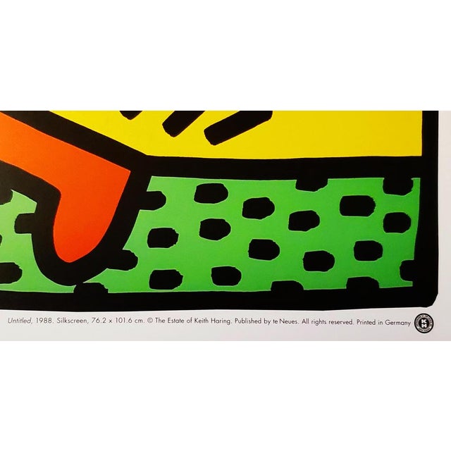 Contemporary Keith Haring, Growing 1, Original Screenprint, 1988 For Sale - Image 3 of 4