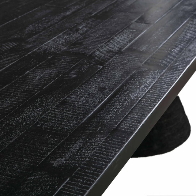 Black Rishi Black Rope Oval Table For Sale - Image 8 of 12