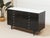 American of Martinsville Mid 20th Century Black Lacquered Distressed Dresser by American of Martinsville For Sale - Image 4 of 11