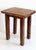 Wood Spanish Colonial Rustic Oak Stool For Sale - Image 7 of 18