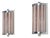 Functionalist Sconce with Glass Rods, 1930s, Set of 2 For Sale