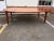 Brown Late 20th Century Vintage Contemporary Style Customized Solid Cherry Round Dining Table With 3 Leaves. For Sale - Image 8 of 12
