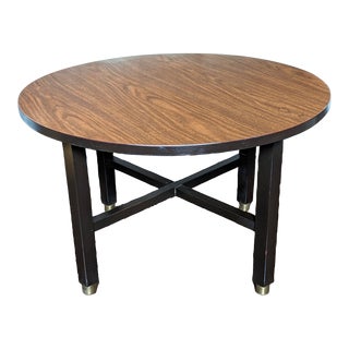 1960s Edward Wormley's for Dunbar Round Coffee Table For Sale