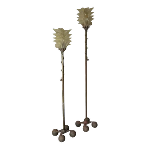 Pair of Art Deco Styled Floor Lamps by Carlos De Anda