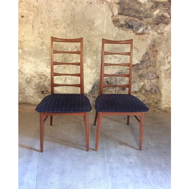 Brown Lis Dining Chairs by Niels Koefoed for Koefoeds Møbelfabrik, Set of 2 For Sale - Image 8 of 8