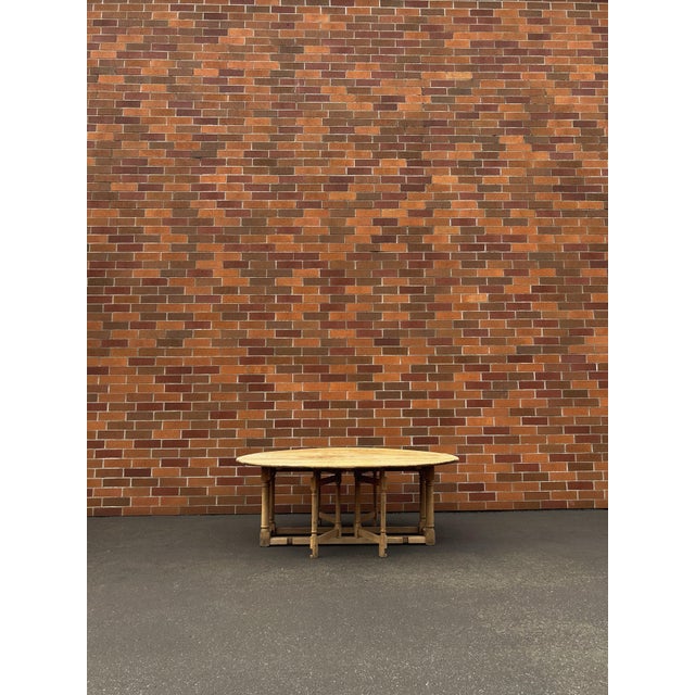 19th Century Oak Gateleg Table For Sale - Image 16 of 18