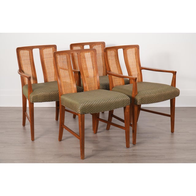 Michael Taylor 1960s Michael Taylor for Baker Dining Set - Table & Four Chairs For Sale - Image 4 of 11