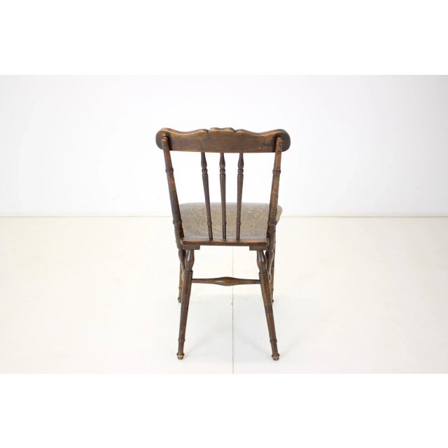 Wooden Chair, Czechoslovakia, 1910s For Sale - Image 5 of 12