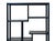 Wood Oriental Asymmetrical Black Lacquer Shelving Display Cabinet Divider For Sale - Image 7 of 9