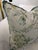Traditional Eastern Accents Green, Blue, and White, Floral Botanical Pillow For Sale - Image 3 of 6