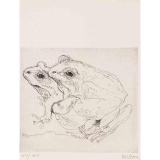 Sergio Barletta, Frogs, Etching, 1970s For Sale