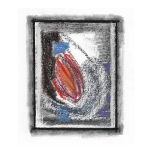 1996 Charles Dudley Abstract Pastel