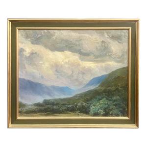 Vintage John Winthrop Andrews, Clouds Over Kawaii, Oil on Canvas. Framed