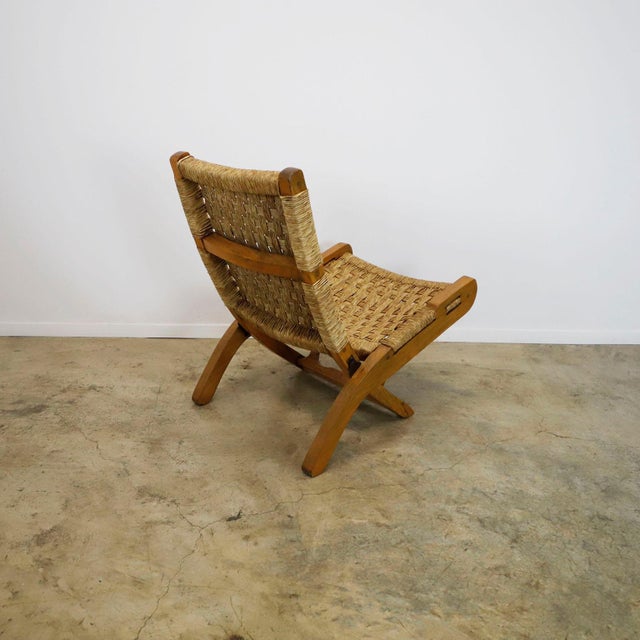 Mexican 1960s Mexican Folding Chair Attributed to Muebles Toluca For Sale - Image 3 of 4