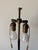1980s Vintage Metal Tripod Floor Lamps With Double Socket & Brass Pull Chains – A Pair/ Sold For Sale - Image 9 of 12