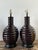 Vintage Glazed Ceramic Ribbed Table Lamps - A Pair For Sale - Image 9 of 13