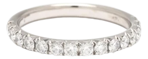 Diamonds Direct .50ctw Diamond Band Ring, 14k White Gold, Ring Size 5.25