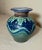 Share Original John Preschutti Graeagle Oktoberfest 97 Blue Glazed Pottery Vase For Sale In New York - Image 6 of 9