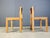Mid-Century Brown and Birch Stacking Chairs in the style of Sven Markelius, 1980, Set of 5 For Sale - Image 3 of 12