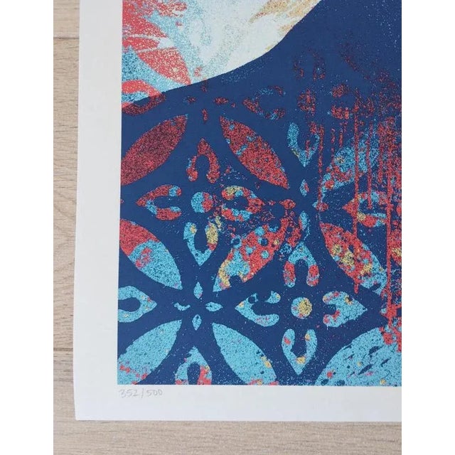 Contemporary Shepard Fairey (Obey Giant), A Hard Rain's A-Gonna Fall, 2025, Silkscreen For Sale - Image 3 of 7