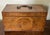 Tan Antique 18th Century English George III Satinwood and Mahogany Tea Caddy Box Circa 1790 For Sale - Image 8 of 18