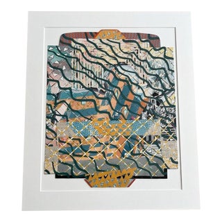 1980s Modernist Mixed Media - Jackie Rice (Smithsonian Artist / Risd Dean) - Axa Financial Collection For Sale