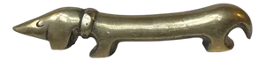 Noodle Dachshund Bottle Opener in Brass from Bosse, 1950s