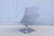 Modern Contemporary Knoll Jehs+Laub Swivel Lounge Chair in Blue and White Fabric For Sale - Image 11 of 18