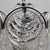 Transparent 20th Century Italian Mid-Century Murano Style Glass Disc Chandelier For Sale - Image 8 of 18