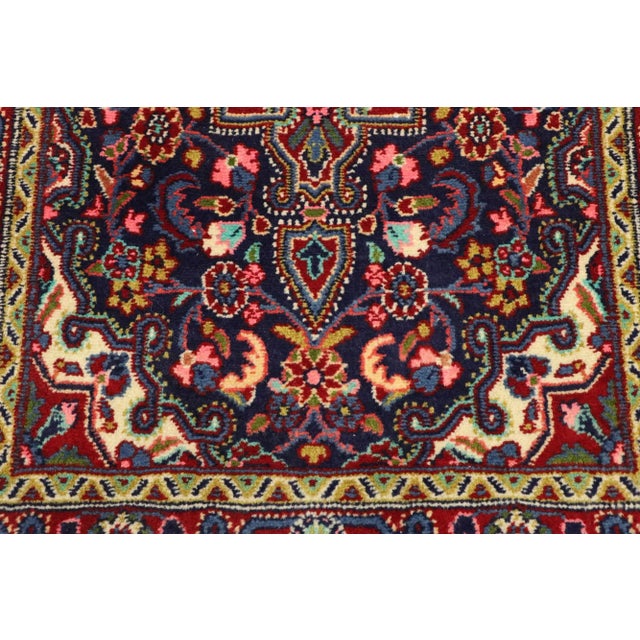 Vintage Persian Hamadan Rug - 01'10 X02'10 For Sale - Image 4 of 9