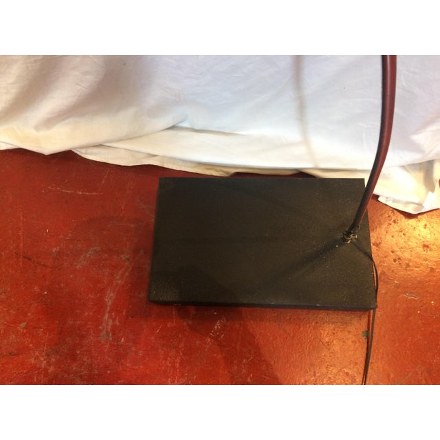 Silver-Plated Italian Mid-Century Modern Arc Floor Lamp For Sale - Image 4 of 7