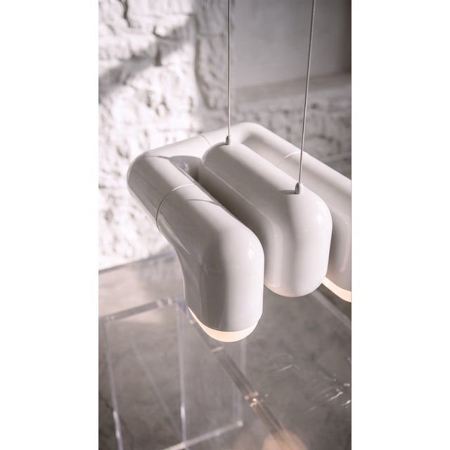 White U 048 Pendant Light by Rollo Studio For Sale - Image 8 of 11