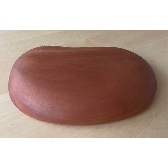 2020s Solid Mahogany Organic Form Charcuterie Platter For Sale - Image 5 of 8