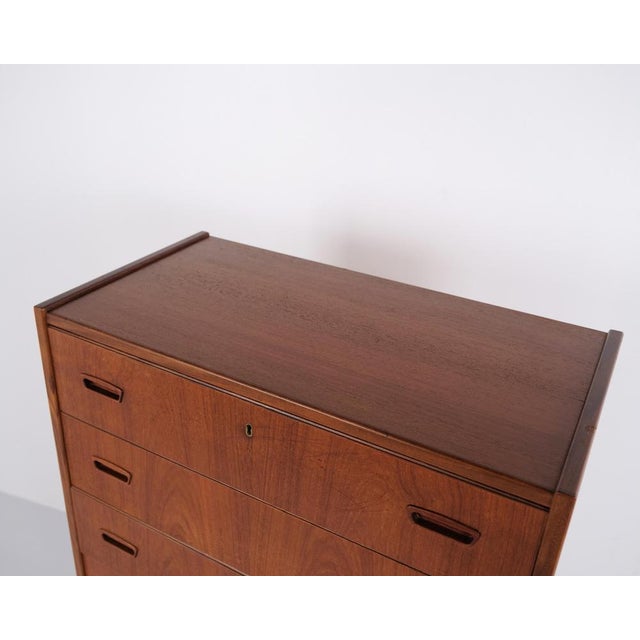 Danish Teak Chest of Drawers with Seven Drawers, 1960s For Sale - Image 8 of 10