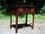 Vintage Cherry Chippendale Style Petite Console Hall Table Lowboy Dressing Chest For Sale - Image 4 of 11