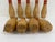 Mid 20th Century Vintage Set of 9 Wooden Bowling Pins For Sale - Image 5 of 6