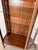 Louis XVI Style Glass Display Cabinet with Decorative Metal Mounts For Sale - Image 4 of 9