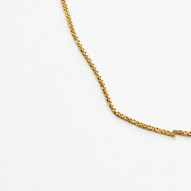 19.2 Karat Gold Wire Chain For Sale - Image 3 of 6