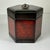 Burnt Umber Mid-Century Boho Chic Hollywood Regency Traditional Six-Sided Burlwood Velvet-Lined Box. For Sale - Image 8 of 13